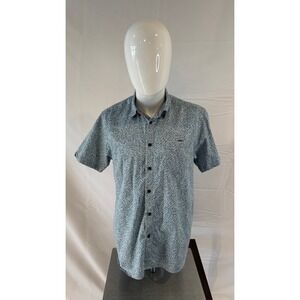 Ted Baker London Button Down Shirt Short Sleeve‎ Patterned Casual Size 5
